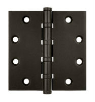 Deltana DSB45B US10B Oil Rubbed Bronze 4.5x4.5in Hinge-Full Mortise-Standard Weight-Ball Bearing-Brass Base