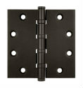 Deltana DSB45B 4.5x4.5in Hinge-Full Mortise-Standard Weight-Ball Bearing-Brass Base