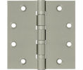 Deltana DSB45B US15 Satin Nickel 4.5x4.5in Hinge-Full Mortise-Standard Weight-Ball Bearing-Brass Base