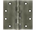 Deltana DSB45B US26 Polished Chrome 4.5x4.5in Hinge-Full Mortise-Standard Weight-Ball Bearing-Brass Base