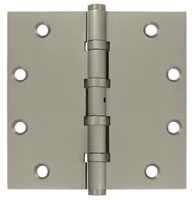 Deltana DSB55B 5x5in Hinge-Full Mortise-Standard Weight-Ball Bearing-Brass Base