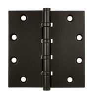 Deltana DSB55B US10B - Oil Rubbed Bronze 5x5in Hinge-Full Mortise-Standard Weight-Ball Bearing-Brass Base