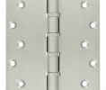 Deltana DSB66BB US15 - Satin Nickel 6x6in Hinge-Full Mortise-Standard Weight-Ball Bearing-Brass Base