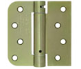 Deltana DSH4R5TT 4x4in Single Acting Spring Hinge-Full Mortise-Residential Weight-Steel Base