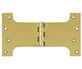 Deltana DSPA4580 4.5x8in Parliament Hinge-Full Mortise-Brass Base