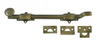 Deltana FPG10 10" Solid Brass Heavy Duty Offset Surface Bolt