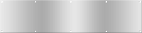 Deltana KP834 Stainless Steel 8" x 34" Kick Plate