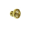 Deltana KR119 Solid Brass Round Groove Cabinet Knob