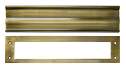 Deltana MS0030 Solid Brass Heavy Duty  Mail Slot
