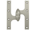 Deltana OK6045B 6x4.5in Olive Knuckle Hinge-Full Mortise-Brass Base