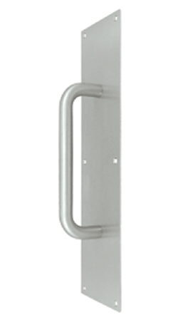 Deltana PPH4016 Stainless Steel 4" x 16" Pull Plate with Handle