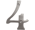 Deltana RN4-4 Solid Brass 4" Number "4"