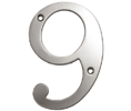 Deltana RN4-9 Solid Brass 4" Number "9"