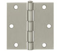 Deltana S35-R 3.5x3.5in Hinge-Full Mortise-Residential Weight-Plain Bearing-Steel Base