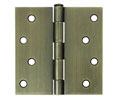 Deltana S44-R 4x4in Hinge-Full Mortise-Residential Weight-Plain Bearing-Steel Base