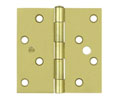 Deltana S44-RS 4x4in Hinge with Security Stud-Full Mortise-Residential Weight-Plain Bearing-Steel Base