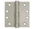 Deltana S44R4HDN 4x4in 1/4in Radius Hinge-Full Mortise-Standard Weight-Plain Bearing-Non Removable Pin-Steel Base