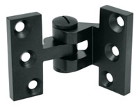 Deltana SBIH2510 Intermediate Pivot Hinge-Brass Base