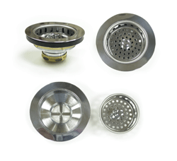 Deltana SBSS35 Solid Brass Kitchen Sink Strainer