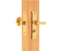 Deltana SDML334 Solid Brass Mortise Lock Screen Door Latch