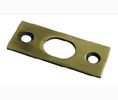 Deltana SP12EFB Solid Brass Strike Plate 