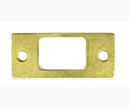 Deltana SP2753 Solid Brass Deadbolt Strike Plate