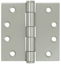 Deltana S44HDBB 4x4in Hinge-Full Mortise-Standard Weight-Ball Bearing-Steel Base