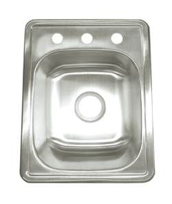 Deltana SSS1722SBD Solid Stainless Kitchen Sink 