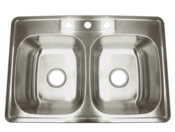 Deltana SSS3322DBD Stainless Steel Drop In Sink