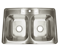 Deltana SSS3322DBD Stainless Steel Drop In Sink
