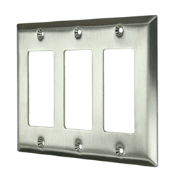 Deltana SWP4740 Triple Rocker Switch Plate