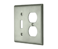 Deltana SWP4762 Single Switch / Double Outlet Switch Plate