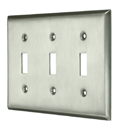 Deltana SWP4763  Triple Standard Switch Plate