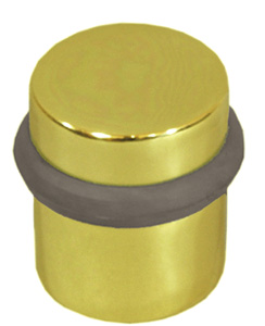 Deltana UFB4505 1.5" Solid Brass Round Universal Floor Bumper