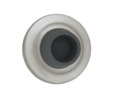 Deltana WB238 2-3/8" Solid Brass Concave Flush Bumper