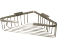 Deltana WBC1310 Solid Brass 13-1/4" Corner Wire Basket