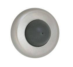 Deltana WBC250 US3 2.5" Steel Convex Flush Bumper - Polished Brass 