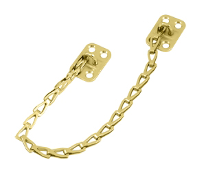 Deltana TC82U3 12" Long Transom Chain - Polished Brass