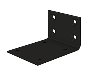 Deltana JB-DASH95U19 Jamb Bracket for Horizontal Spring Pivot Hinge - Paint Black