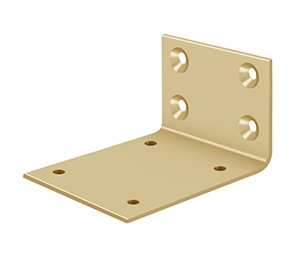 Deltana JB-DASH95U4 Jamb Bracket for Horizontal Spring Pivot Hinge - Satin Brass