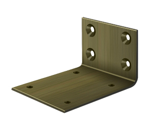 Deltana JB-DASH95U5 Jamb Bracket for Horizontal Spring Pivot Hinge - Antique Brass