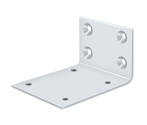 Deltana JB-DASH95USP Jamb Bracket for Horizontal Spring Pivot Hinge - Primed for Painting