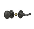 Deltana SDL980 U10B Solid Brass Storm Door Latch, Round, Tubular Lock - Oil-Rubbed Bronze