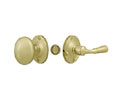 Deltana SDL980 U3 Solid Brass Storm Door Latch, Round, Tubular Lock - Polished Brass