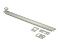 Deltana 8SBCS15 8" Solid Brass Heavy Duty Concealed Screw Surface Bolt - Brushed Nickel