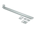 Deltana 8SBCS26D 8" Solid Brass Heavy Duty Concealed Screw Surface Bolt - Brushed Chrome