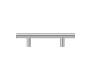 Deltana BP3000SS Solid Stainless Steel Bar Pull - 5-1/4" Overall Length