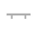 Deltana BP3000SS Solid Stainless Steel Bar Pull - 5-1/4" Overall Length