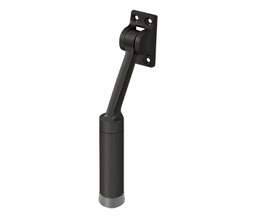 Deltana DHK7U10B 7" HD Solid Brass Kickdown Door Holder - Oil-Rubbed Bronze
