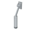 Deltana DHK7U26D 7" HD Solid Brass Kickdown Door Holder - Brushed Chrome